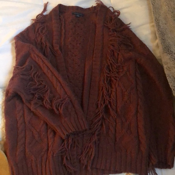 American eagle fringe cardigan - Picture 2 of 4